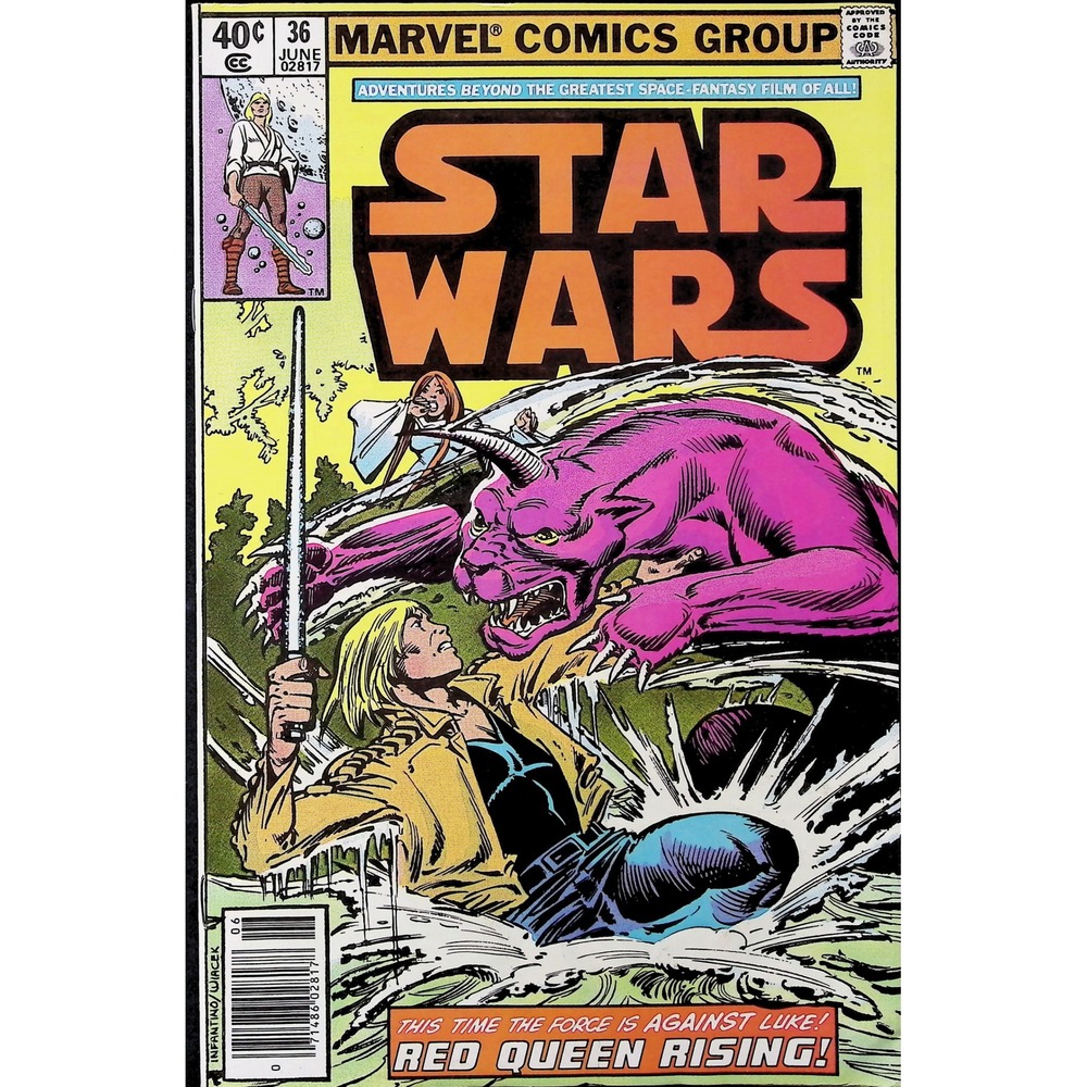 Star Wars #36 1980 Marvel Comics Red Queen Rising VF